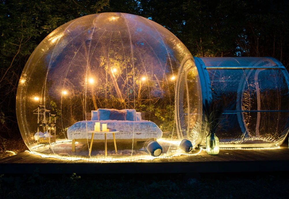 outdoor bubble tents